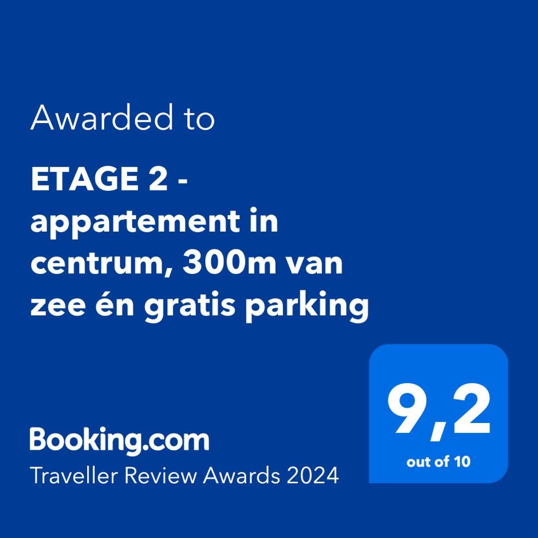 Etage 2 - Appartement In Centrum, 300M Van Zee En Gratis Parking Oostende Eksteriør billede